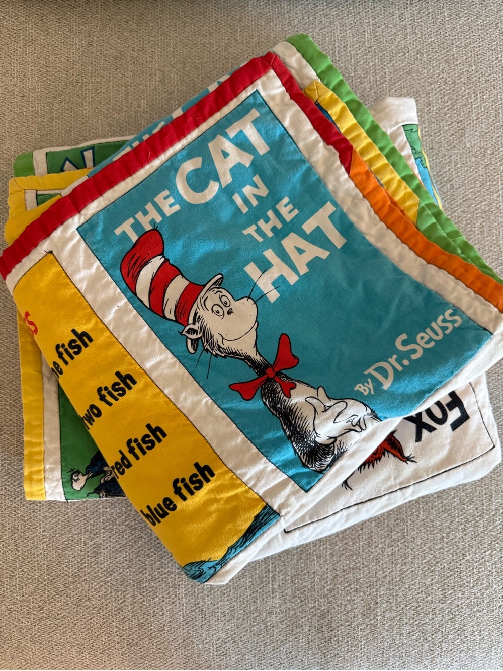 Dr. Seuss The Cat in the Hat baby quilt